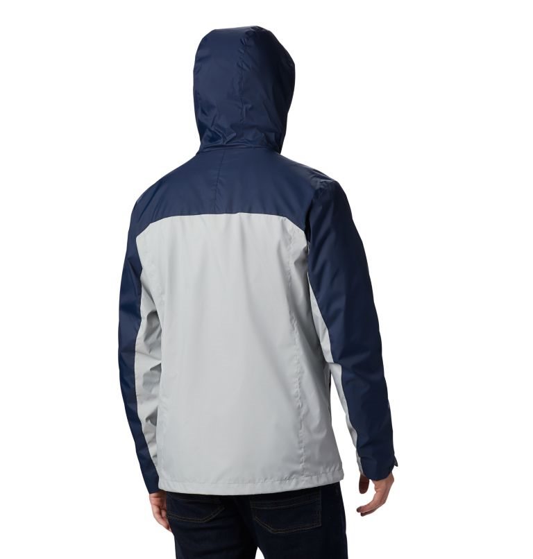 Men's Columbia Collegiate Glennaker Storm - Auburn Jackets Navy / Light Grey | CA-JAC05