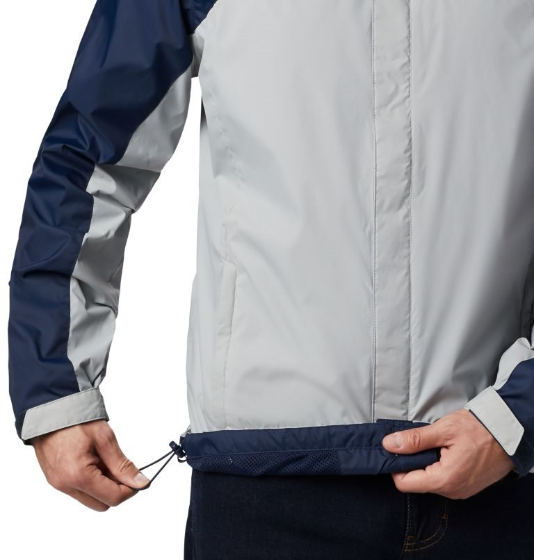 Men's Columbia Collegiate Glennaker Storm - Auburn Jackets Navy / Light Grey | CA-JAC05