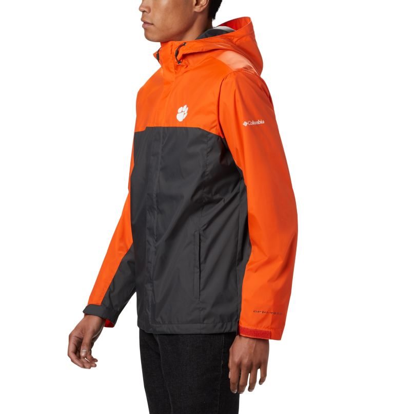Men's Columbia Collegiate Glennaker Storm - Clemson Jackets Orange / Black | CA-SC46L