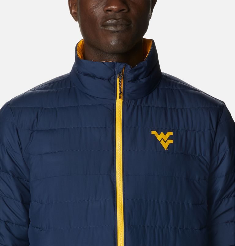 Men's Columbia Collegiate Powder Lite - West Virginia Jackets Navy | CA-T64A0