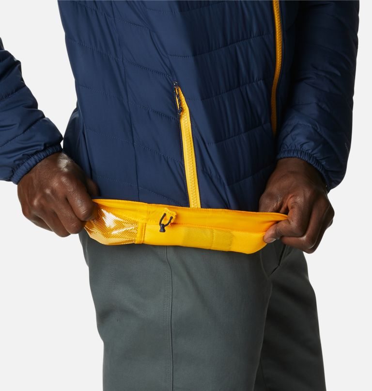 Men's Columbia Collegiate Powder Lite - West Virginia Jackets Navy | CA-T64A0