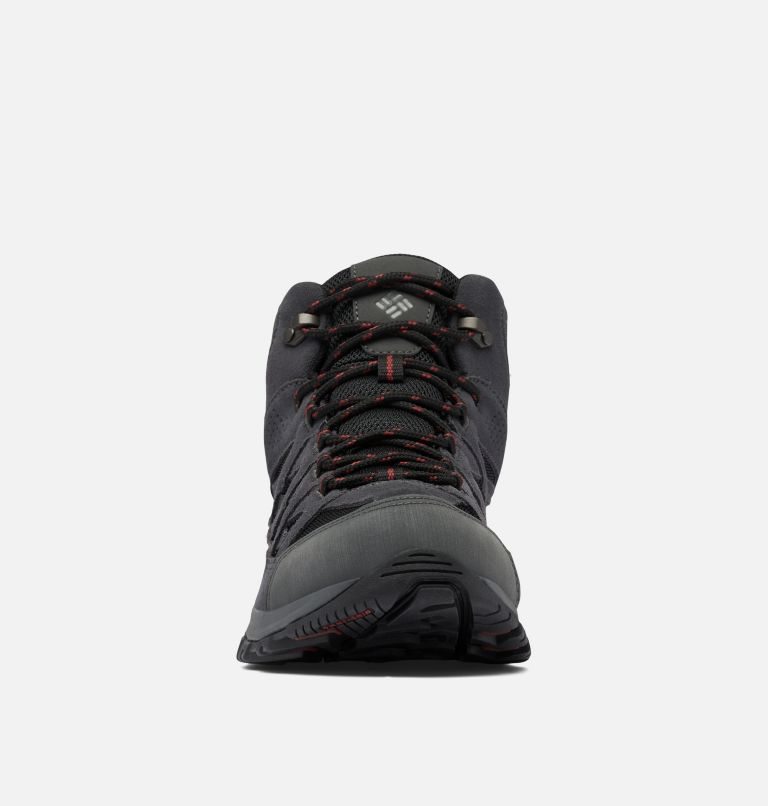 Men's Columbia Crestwood Mid Waterproof Hiking Boots Black | CA-A5843
