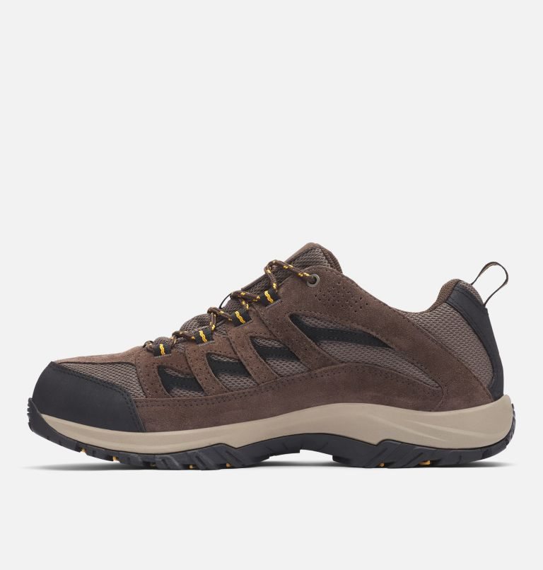 Men's Columbia Crestwood Waterproof Hiking Shoes Brown | CA-R83CL