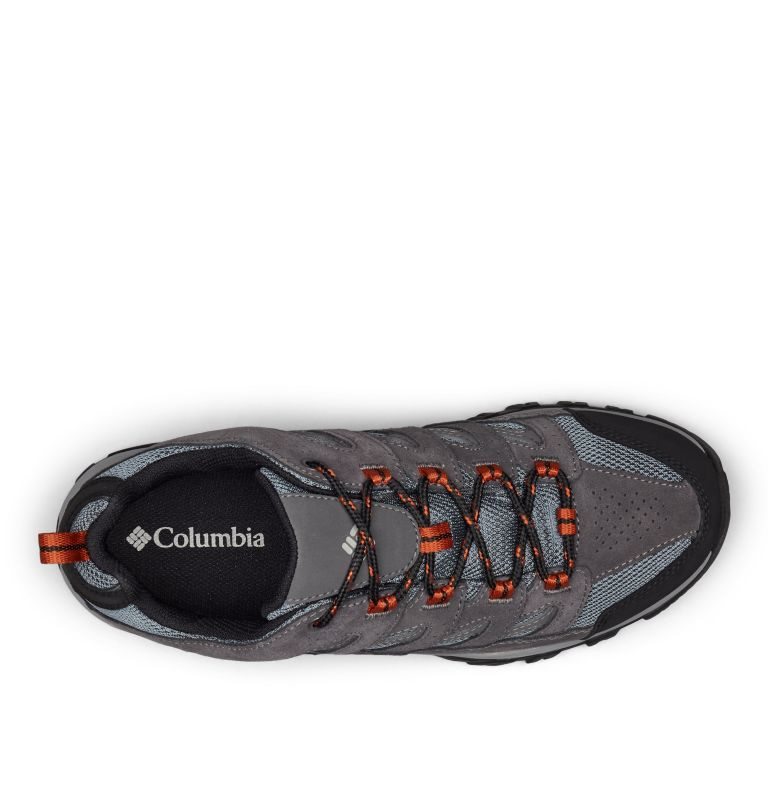 Men's Columbia Crestwood Waterproof Hiking Shoes Dark Brown | CA-XA1L0