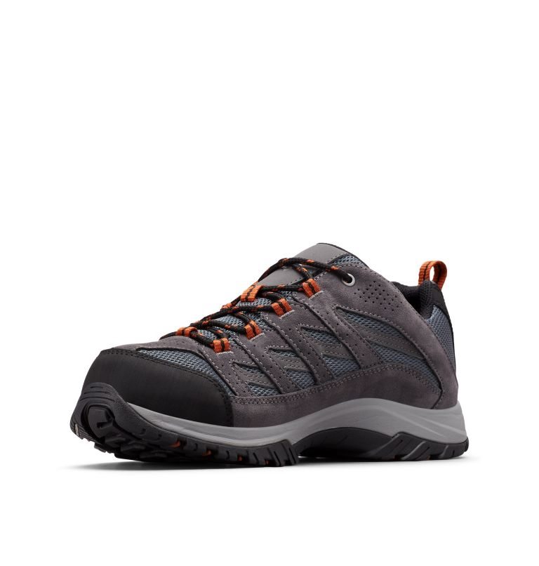 Men's Columbia Crestwood Waterproof Hiking Shoes Dark Brown | CA-XA1L0