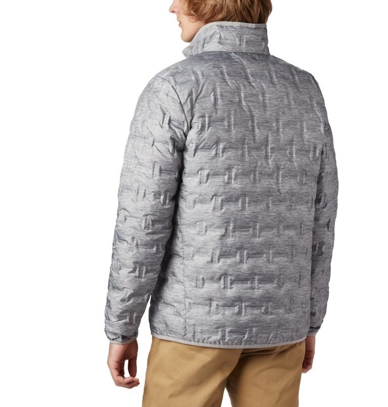 Men's Columbia Delta Ridge Down Jackets Grey | CA-X6CA0