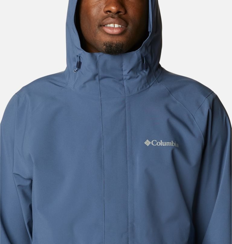 Men's Columbia Earth Explorer Shell Jackets Navy | CA-CC638