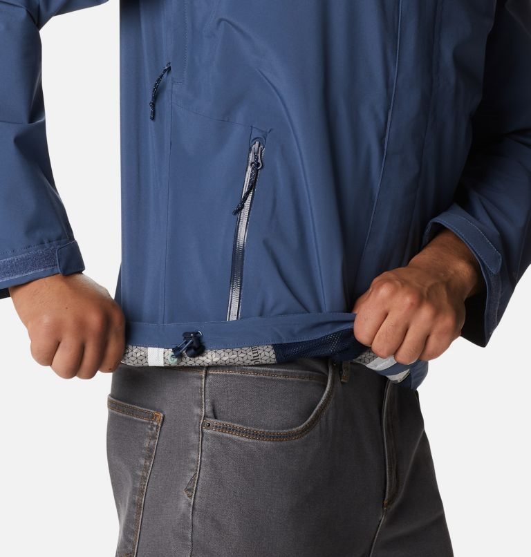 Men's Columbia Earth Explorer Shell Jackets Navy | CA-CC638