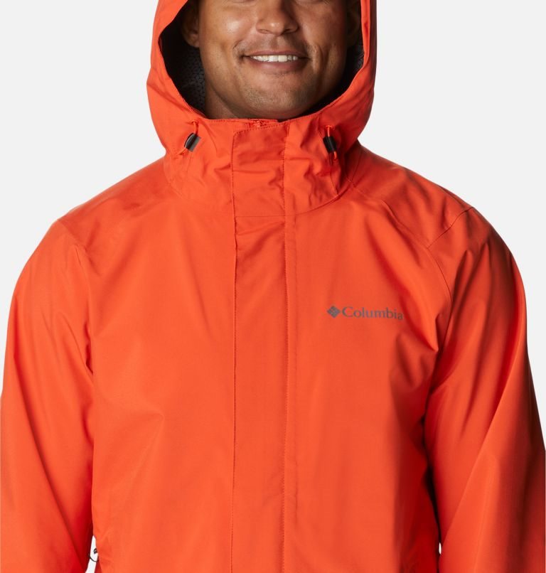 Men's Columbia Earth Explorer Shell Jackets Orange | CA-W603A