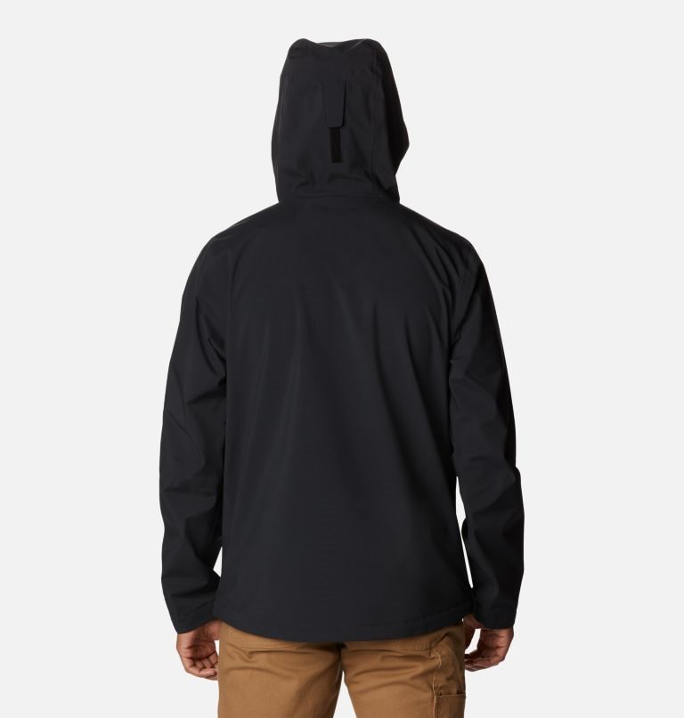 Men's Columbia Earth Explorer Shell Jackets Black | CA-XC480