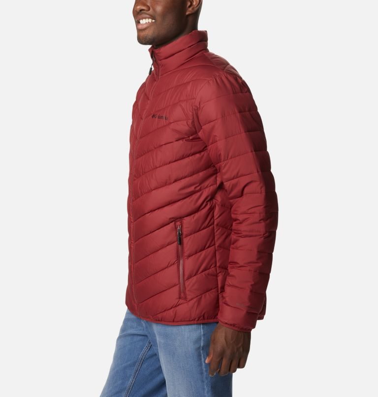 Men's Columbia Eddie Gorge Omni-Heat Infinity Insulated Jackets Red | CA-I60A1
