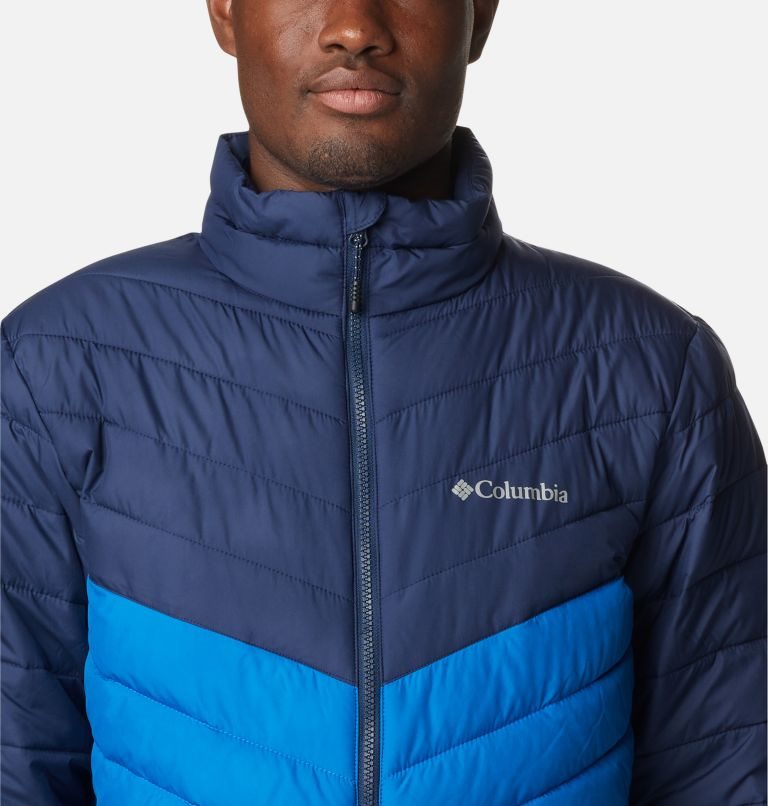 Men's Columbia Eddie Gorge Omni-Heat Infinity Insulated Jackets Navy | CA-ZC045