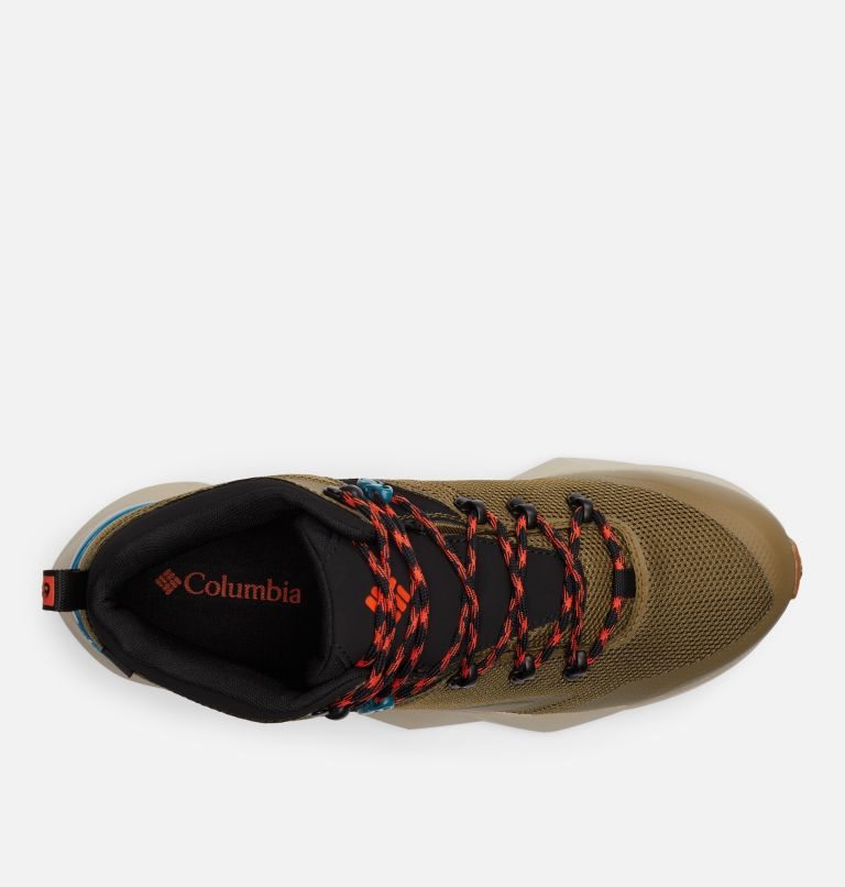 Men's Columbia Facet 60 OutDry Hiking Shoes Olive | CA-T8C15