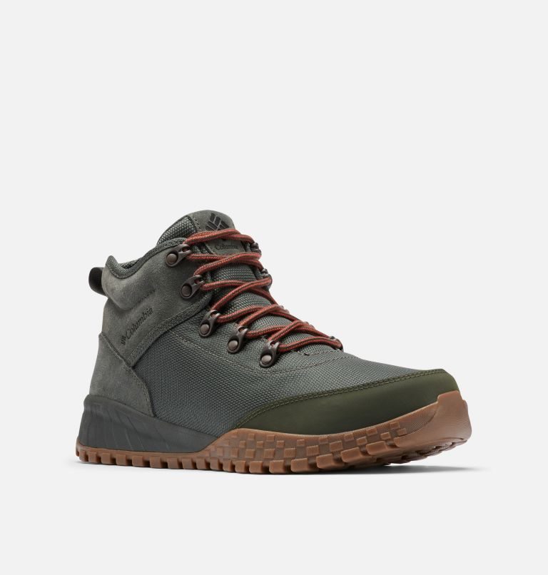 Men's Columbia Fairbanks Mid Hiking Boots Grey | CA-G0A3L