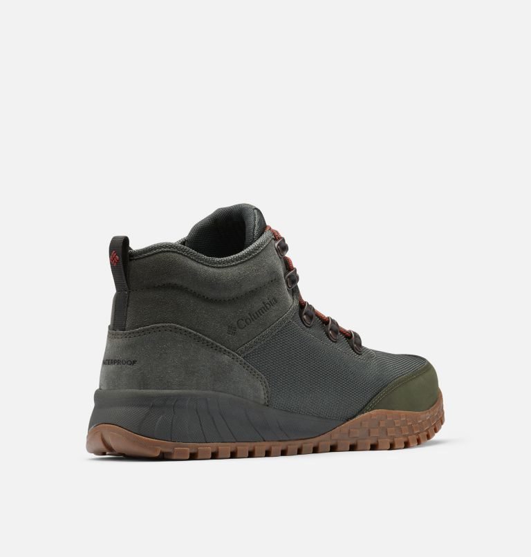 Men's Columbia Fairbanks Mid Hiking Boots Grey | CA-G0A3L