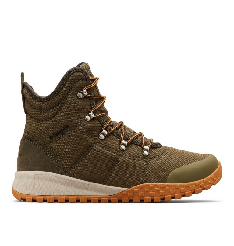 Men\'s Columbia Fairbanks Omni-Heat Boots Olive | CA-K8C63