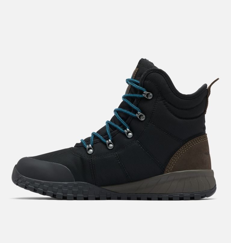 Men's Columbia Fairbanks Omni-Heat Boots Black | CA-Q068A