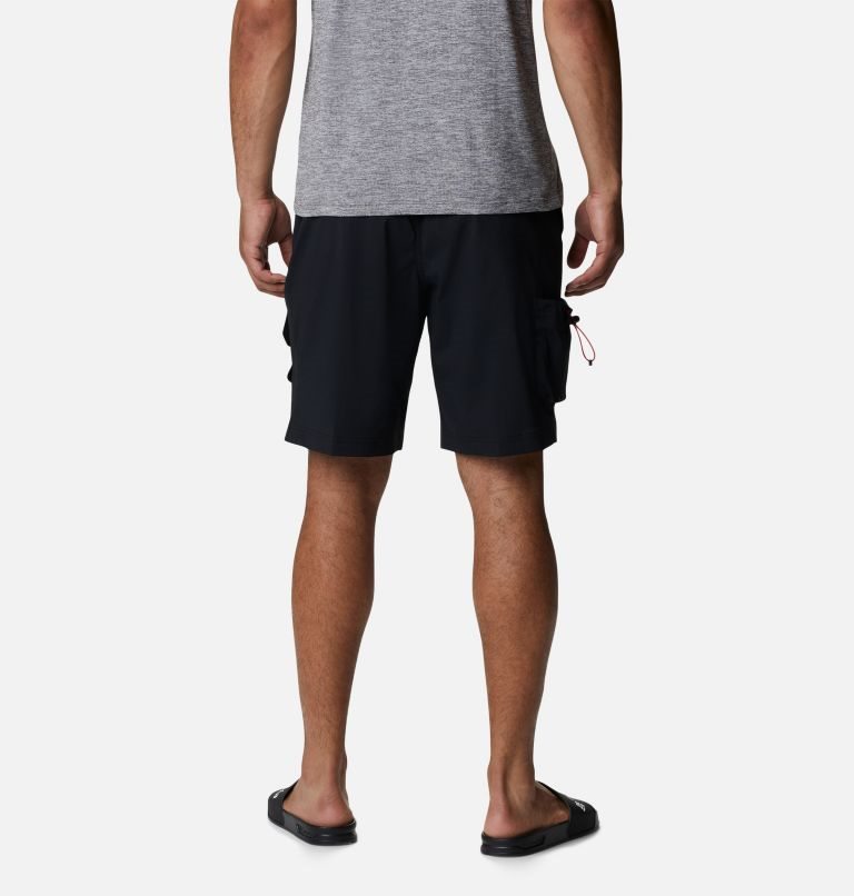 Men's Columbia Field Creek Cargo Shorts Black | CA-H0186