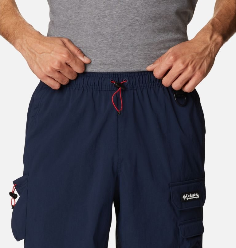 Men's Columbia Field Creek Cargo Shorts Navy | CA-WC450