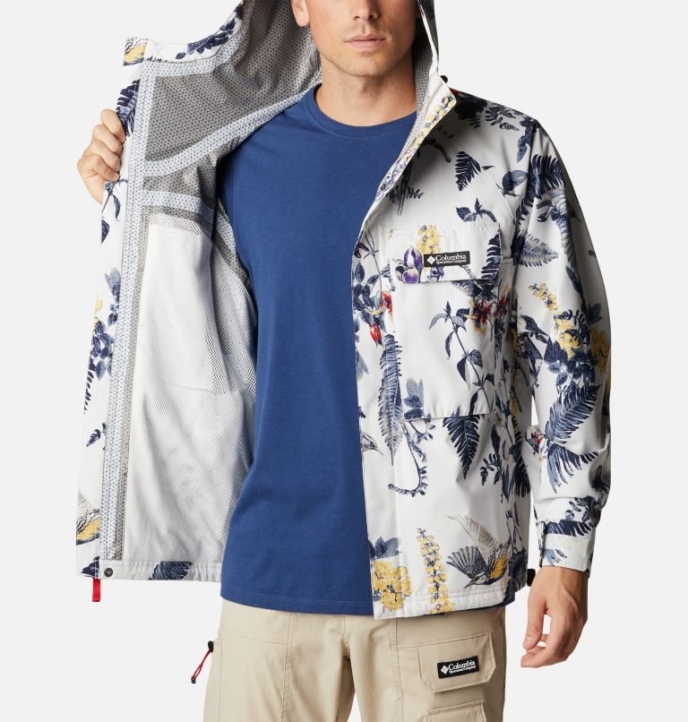 Men's Columbia Field Creek Fraser Shell Jackets Flower | CA-V6045