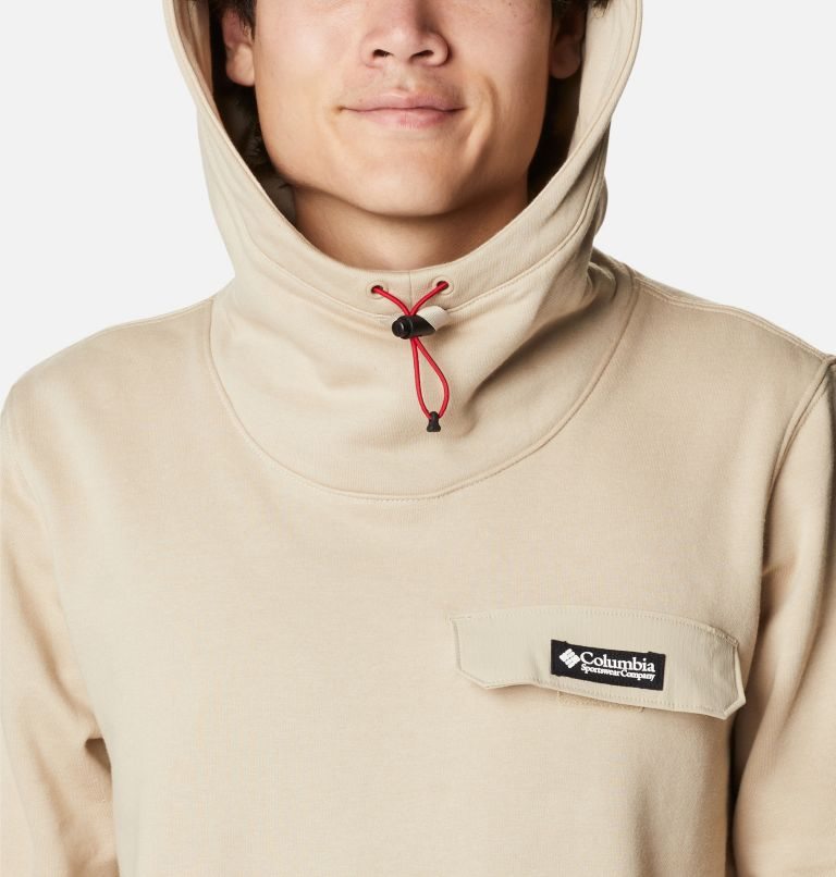 Men's Columbia Field Creek Hoodie Beige | CA-TLC65