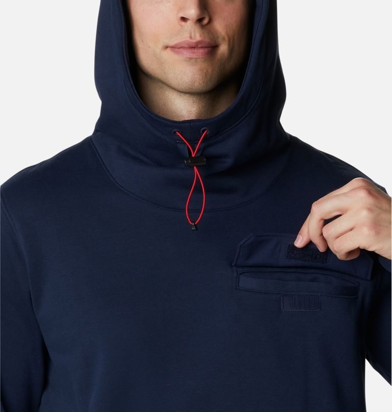 Men's Columbia Field Creek Hoodie Navy | CA-O316L