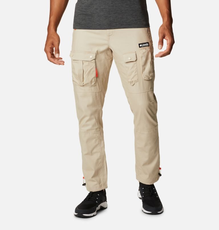 Men\'s Columbia Field ROC Cargo Pants Khaki | CA-G1805