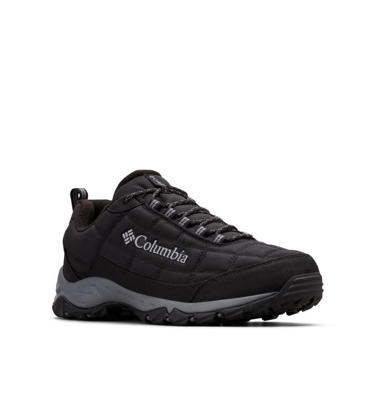 Men's Columbia Firecamp Fleece Lined Hiking Shoes Black | CA-W1AC3