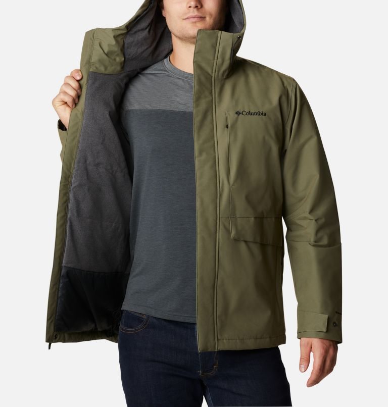 Men's Columbia Firwood Jackets Olive | CA-RC814