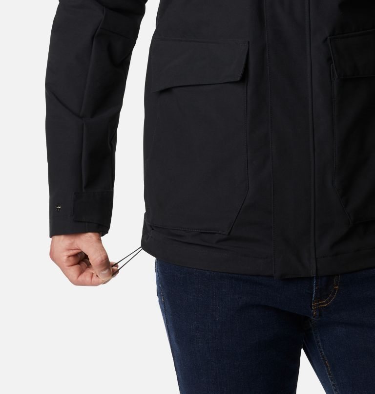Men's Columbia Firwood Utility Jackets Black | CA-DL034