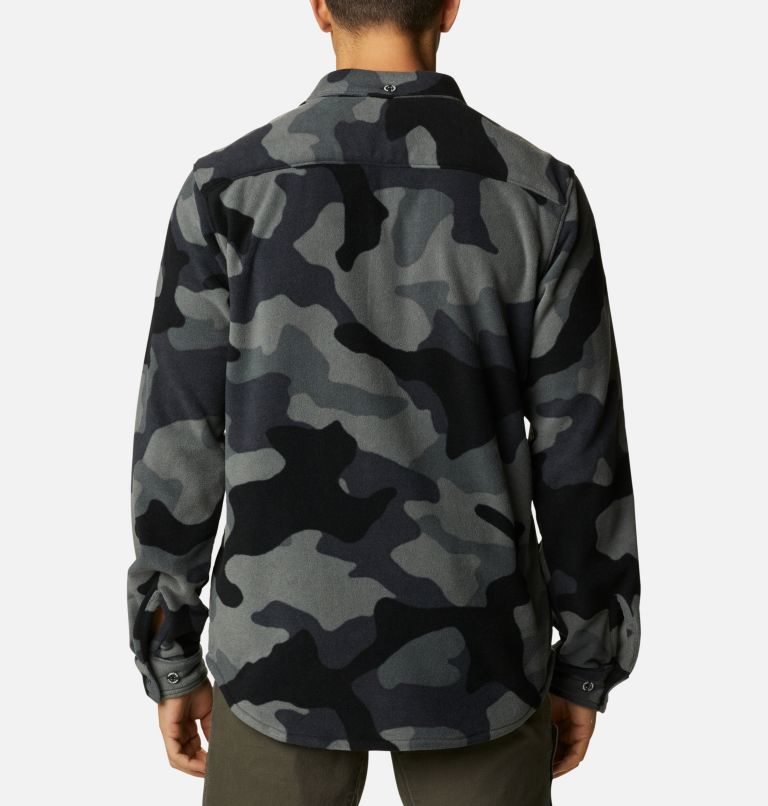Men's Columbia Flare Gun Fleece Over Shirts Camo | CA-R18A6