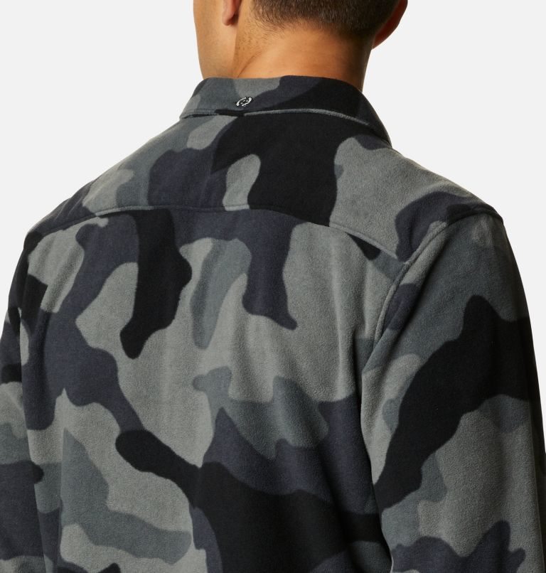 Men's Columbia Flare Gun Fleece Over Shirts Camo | CA-R18A6