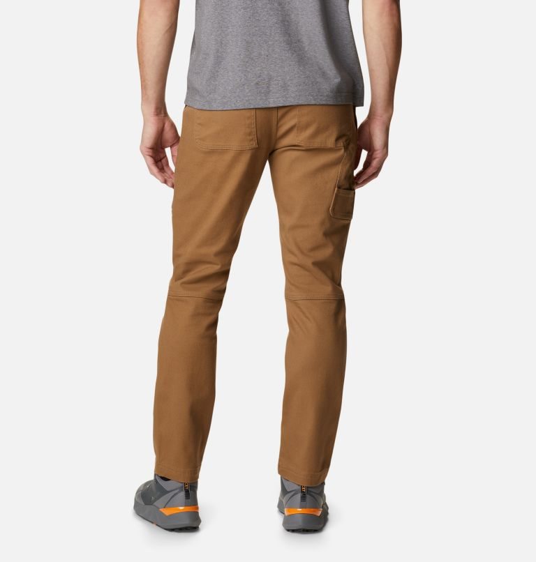 Men's Columbia Flare Gun Work Pants Dark Brown | CA-RL865