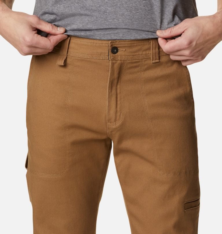 Men's Columbia Flare Gun Work Pants Dark Brown | CA-RL865