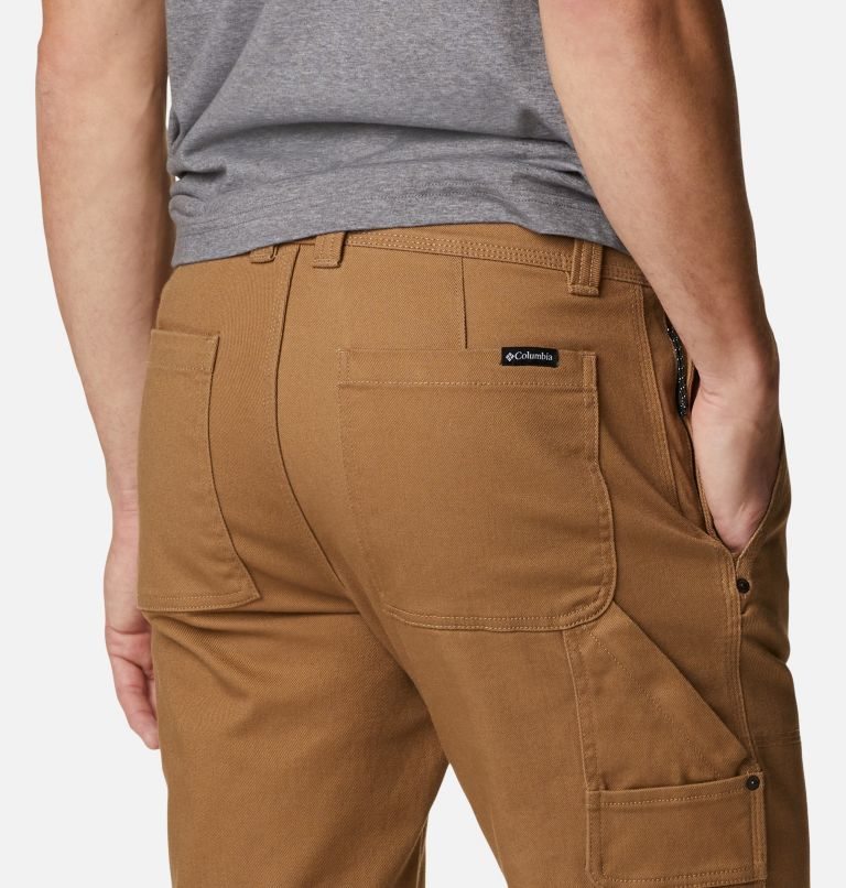 Men's Columbia Flare Gun Work Pants Dark Brown | CA-RL865