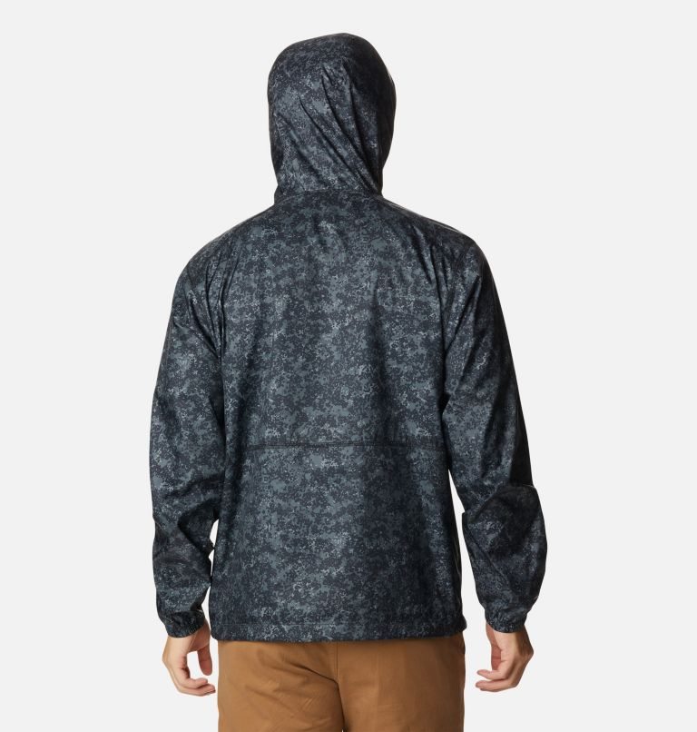 Men's Columbia Flash Forward Windbreaker Print Jackets Black | CA-JA504