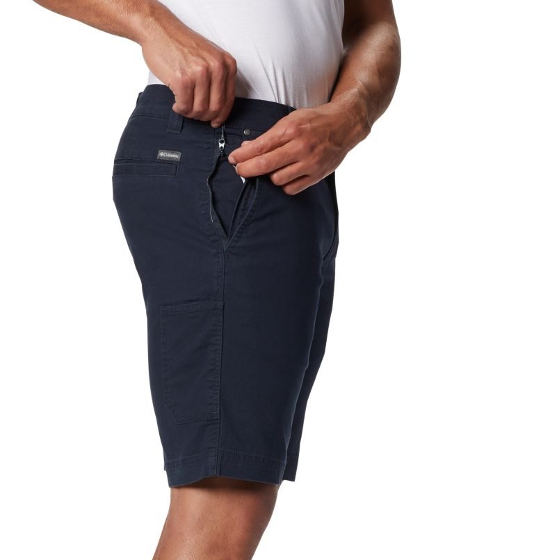 Men's Columbia Flex ROC Shorts Black | CA-QLCA3