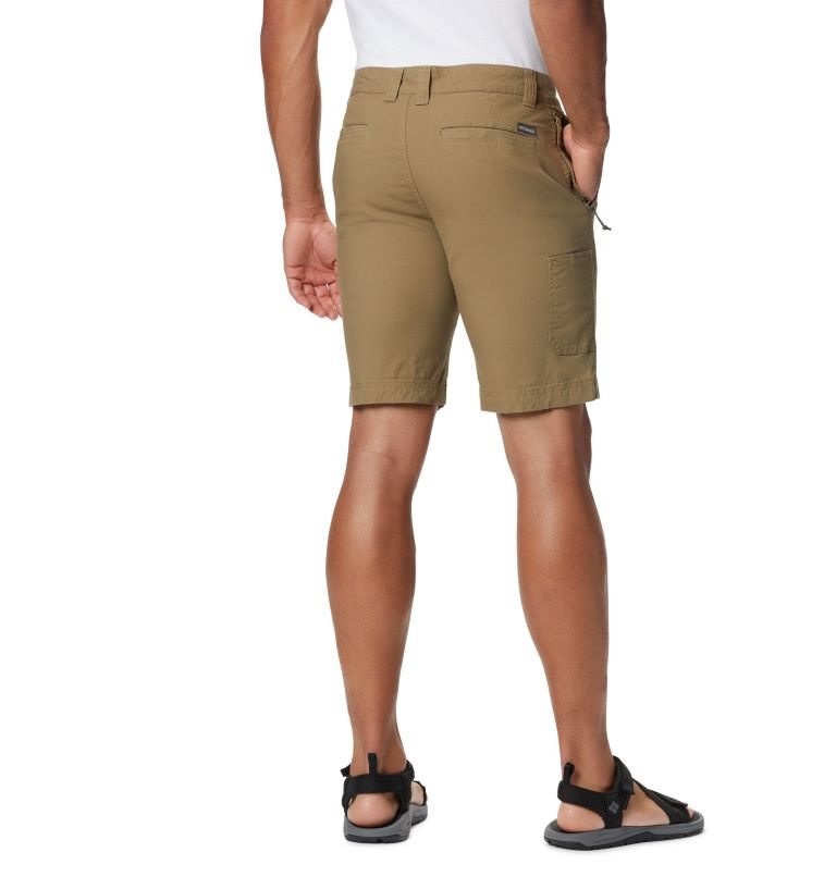 Men's Columbia Flex ROC Shorts Khaki | CA-EA54C