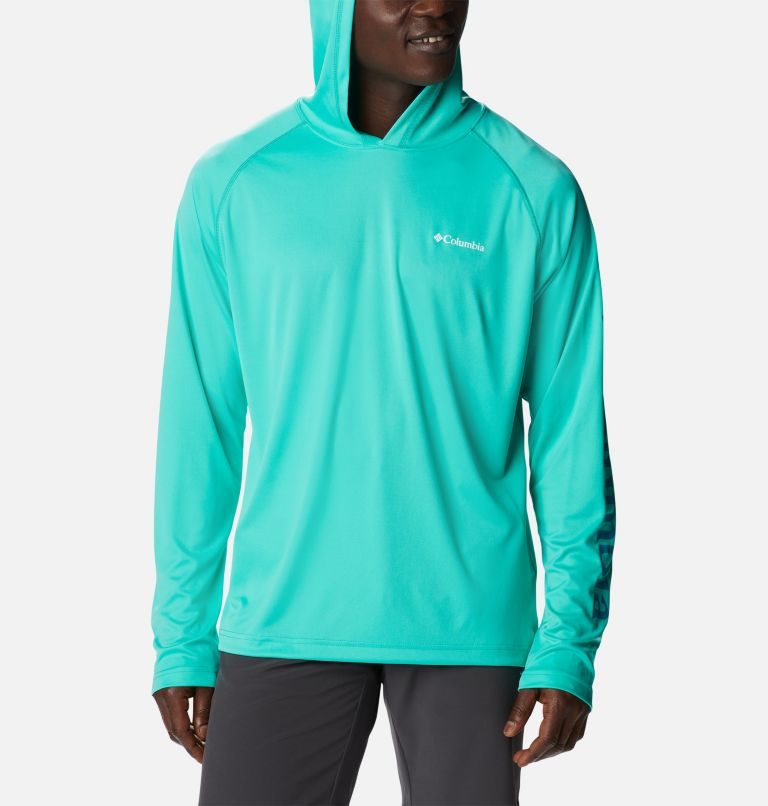 Men's Columbia Fork Stream Hoodie Turquoise | CA-R104C