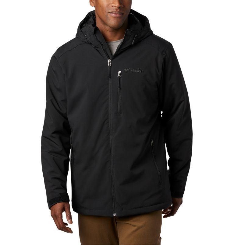 Men\'s Columbia Gate Racer Insulated Shell Jackets Black | CA-D630L