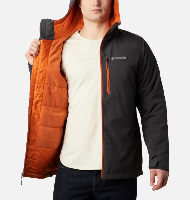 Men's Columbia Gate Racer Insulated Shell Jackets Black | CA-P1LCA