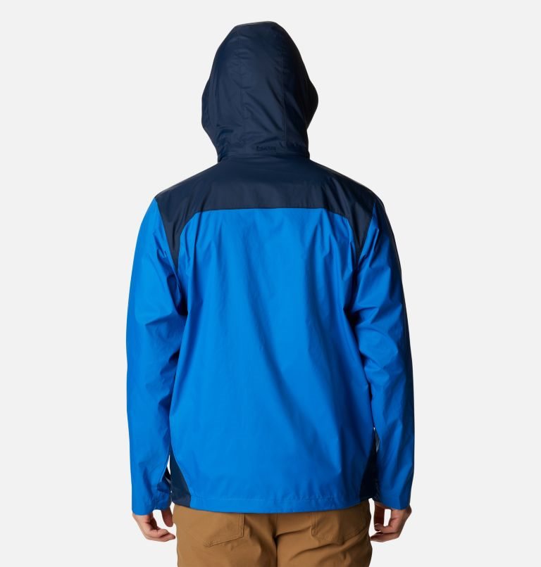 Men's Columbia Glennaker Lake Rain Jackets Blue | CA-PC584