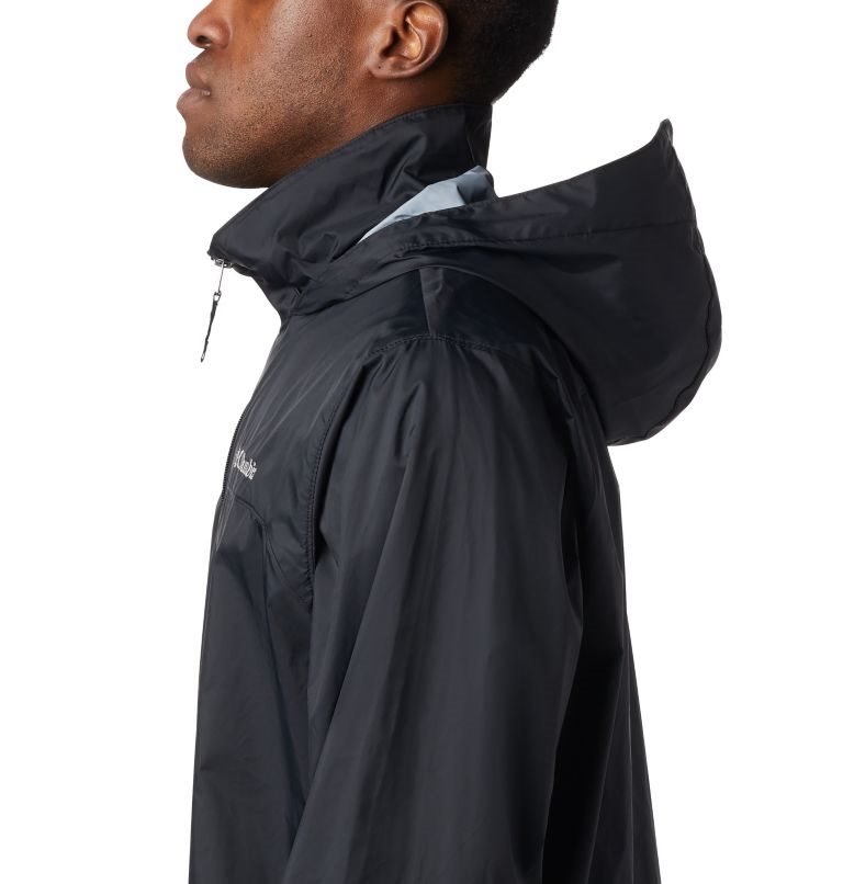 Men's Columbia Glennaker Lake Rain Jackets Black | CA-S86C5