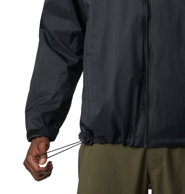 Men's Columbia Glennaker Lake Rain Jackets Black | CA-S86C5