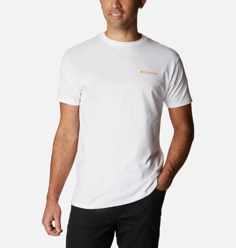 Men's Columbia Grand Canyon II T Shirts White | CA-DA634