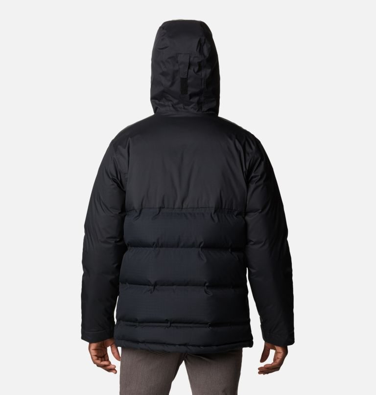 Men's Columbia Grand Trek Down Jackets Navy | CA-ULC38