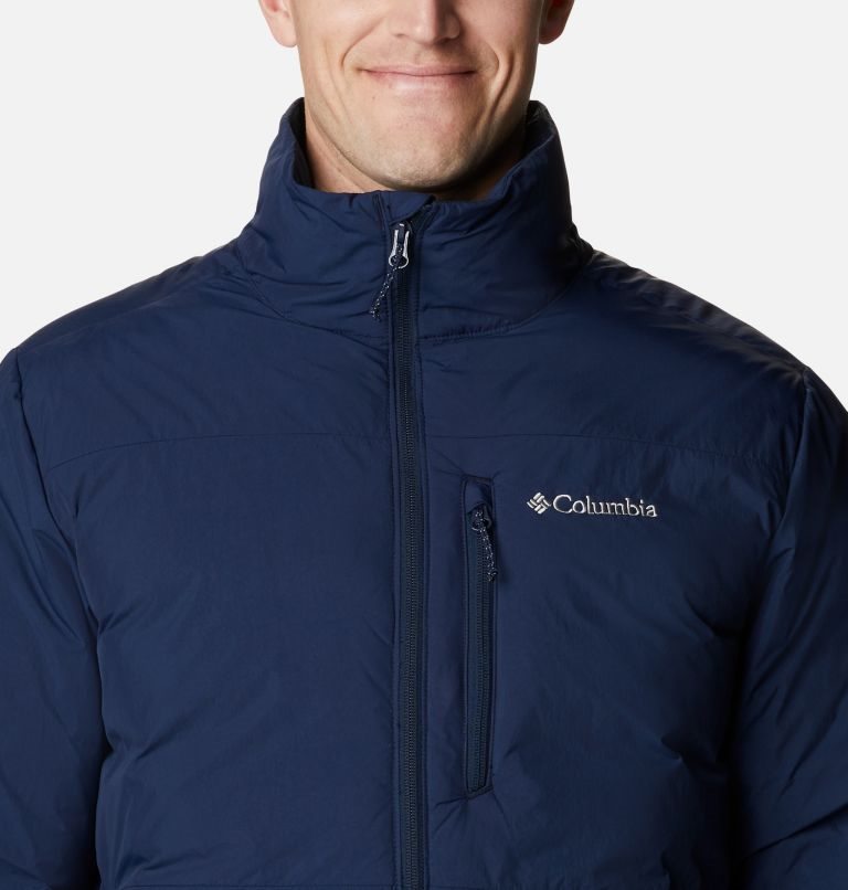 Men's Columbia Grand Wall Insulated Jackets Navy | CA-R8531