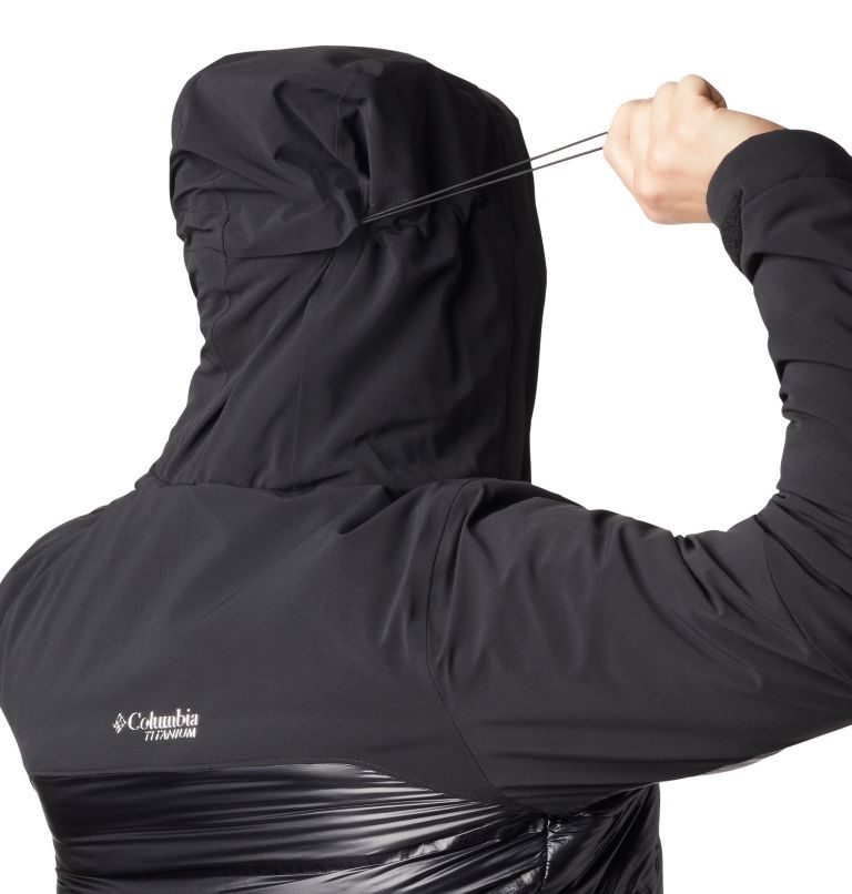 Men's Columbia Heatzone 1000 TurboDown II Jackets Black | CA-L6403