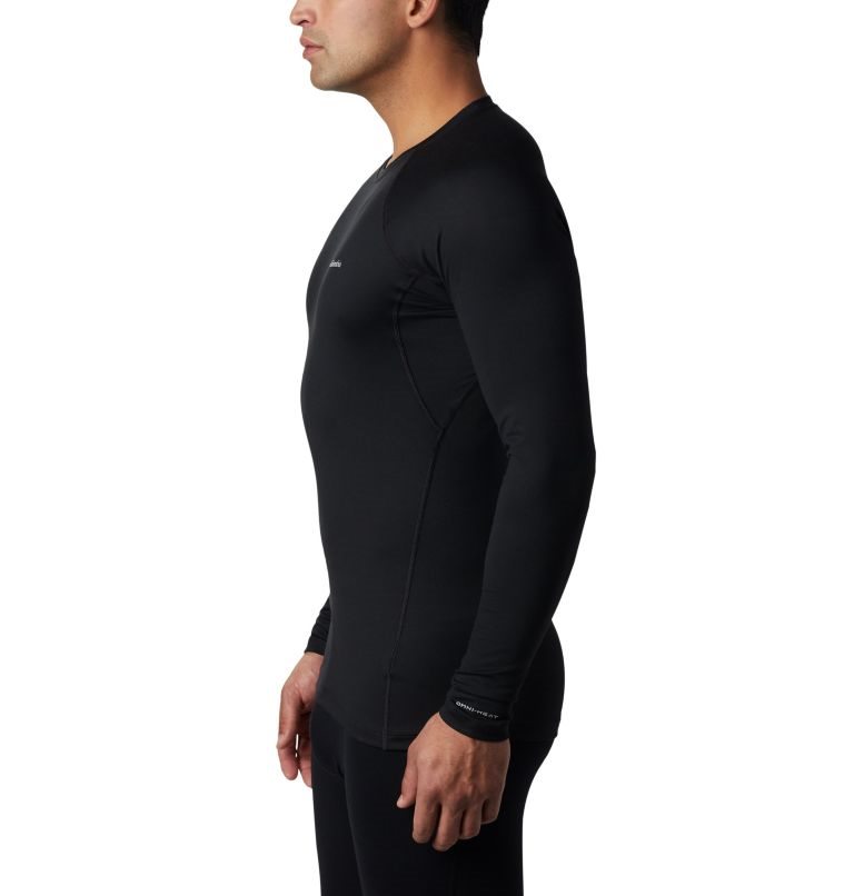 Men's Columbia Heavyweight Stretch Baselayer Sweatshirts Black | CA-GA01C