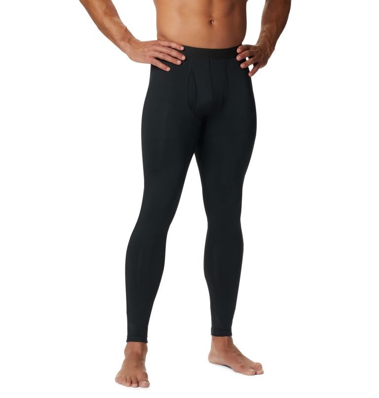 Men\'s Columbia Heavyweight Stretch Baselayer Tight Black | CA-P68A3